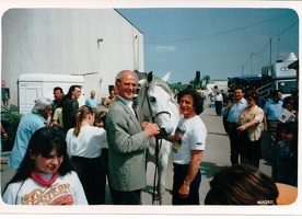 fiera di Reggio Emilia 1992 Ettore Maurizzi con Mario Luraschi