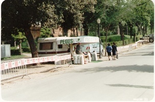 p.za di siena anni 80  la rulotte PEGUS