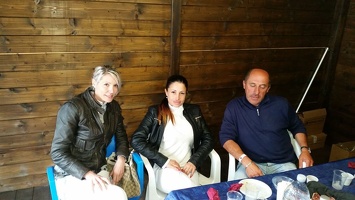campionati italiani di S.O. 2015  stand Pegus  le amazzoni Cecilia ed Emanuela con l'istruttore Michele Facchin