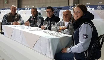 Meacci, Rindi, Schippa con Maurizzi nella Vip Lounge futurity 2016 