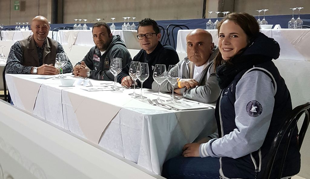 Meacci, Rindi, Schippa con Maurizzi nella Vip Lounge futurity 2016 .jpg